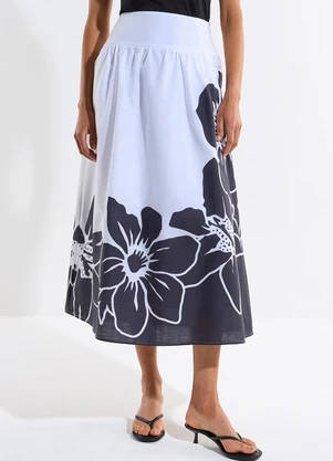 Ritmi Studio - Saia Longa com Estampa Local - RITMI STUDIO