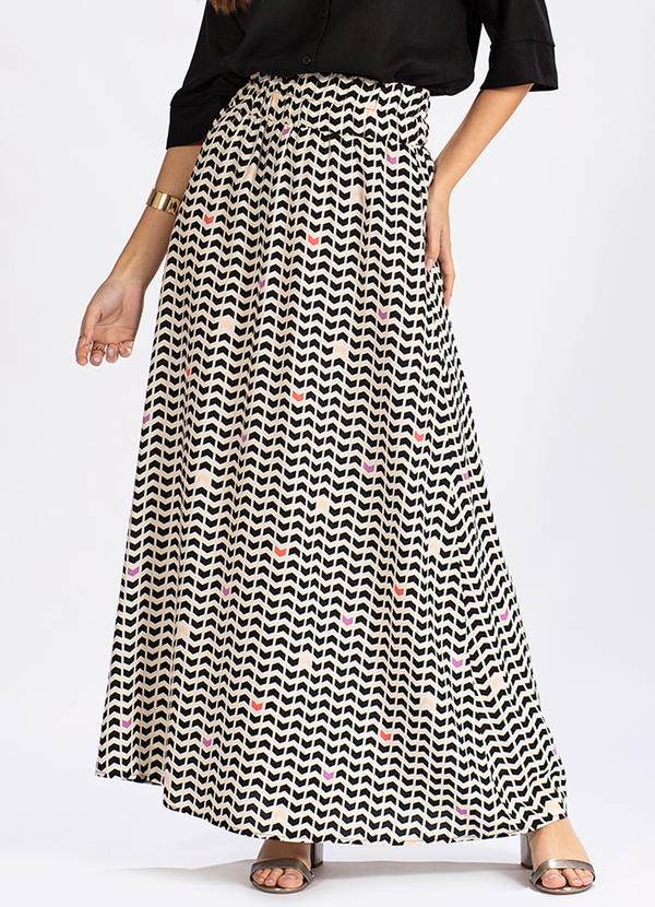Hering - Saia Longa em Viscose Estampado
