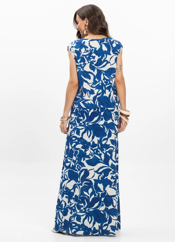 Endless - Saia Longa Feminina Azul 2