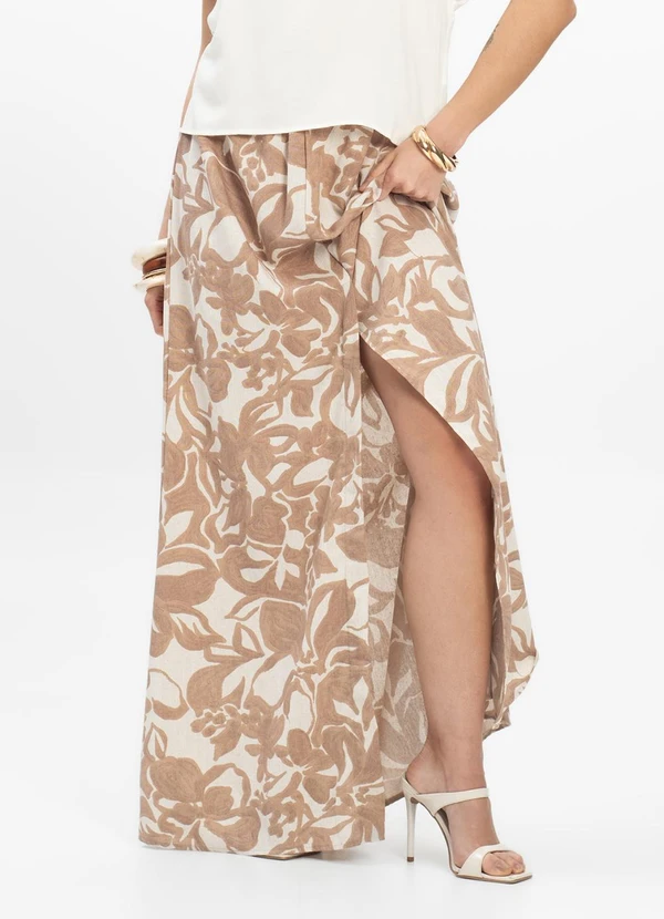 Endless - Saia Longa Feminina Marrom