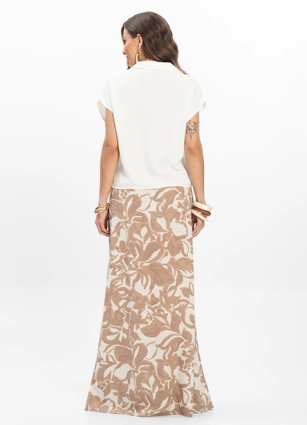 Endless - Saia Longa Feminina Marrom 2