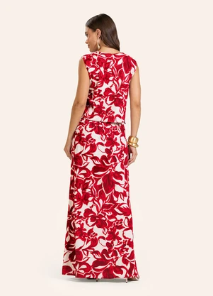 Endless - Saia Longa Feminina Vermelho - ENDLESS