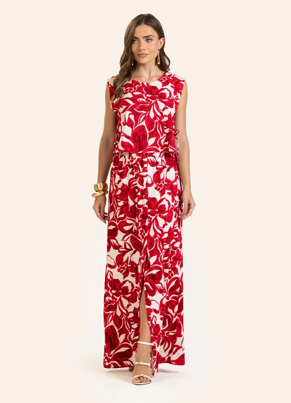 Endless - Saia Longa Feminina Vermelho 3