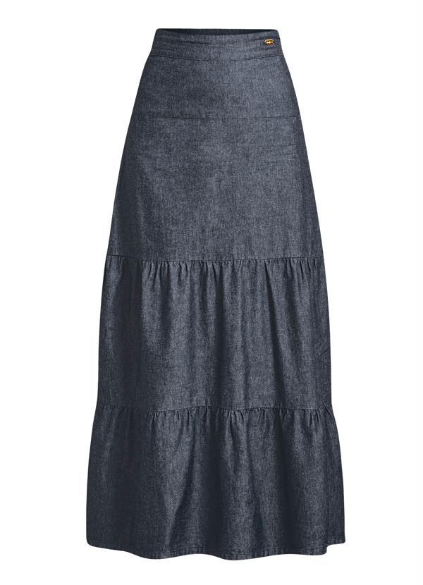 Quintess - Saia Longa Jeans Escuro 7