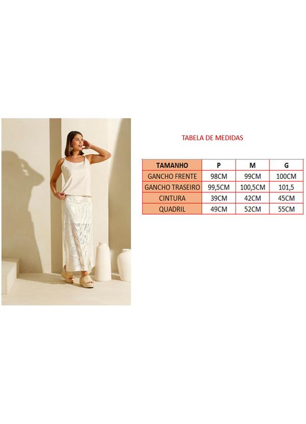 Rafree - Saia Longa Linho e Renda Off White 5