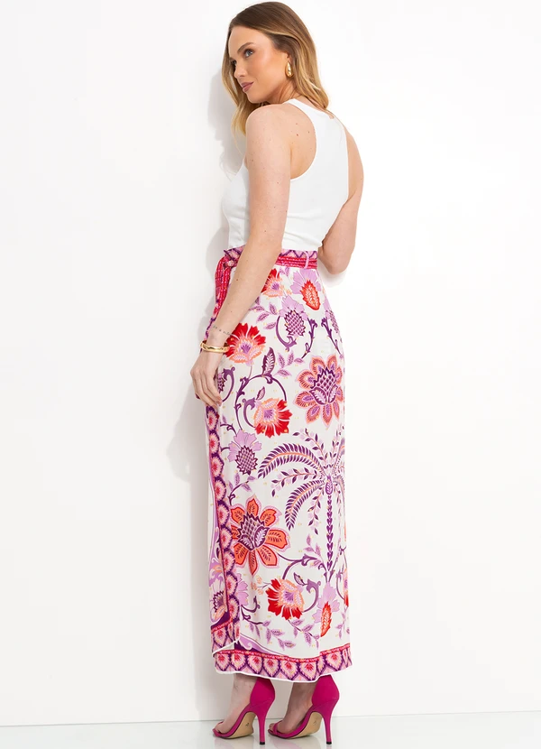 Farm - Saia Longa Romance de Tucano Rosa 4