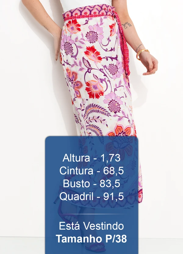 Farm - Saia Longa Romance de Tucano Rosa 5