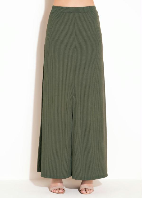 Quintess - Saia Longa Verde com Fenda 3