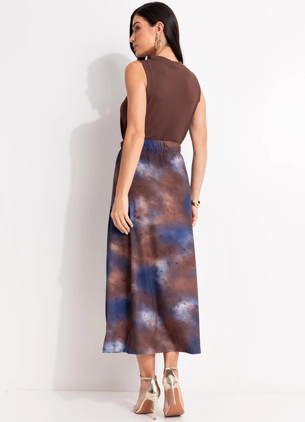 Quintess - Saia Marmorizado em Malha Fria 5