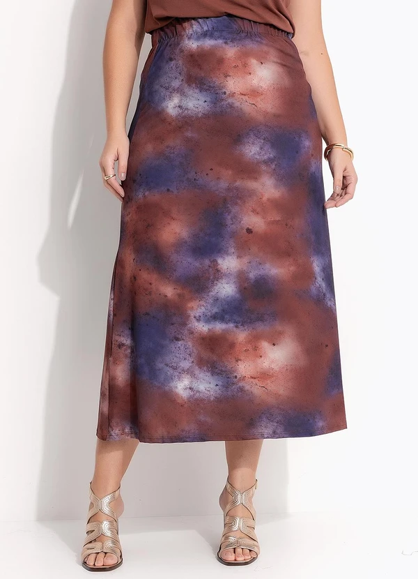 Quintess - Saia Marmorizado em Malha Fria 7