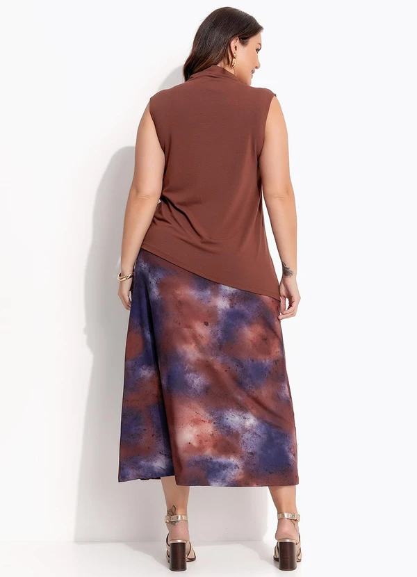 Quintess - Saia Marmorizado em Malha Fria 10