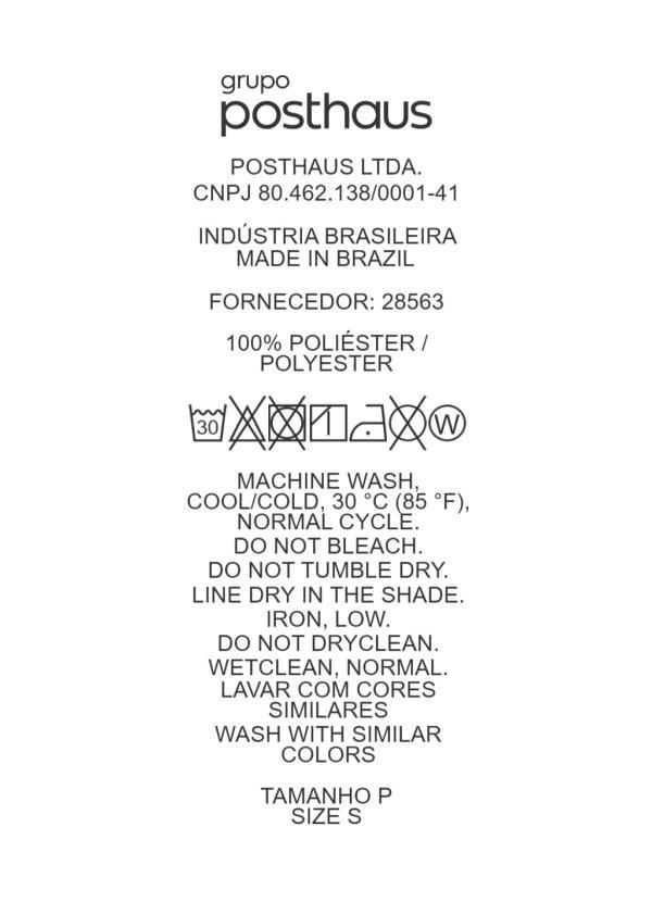 Quintess - Saia Marrom em Crepe Plano 5