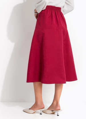 Quintess - Saia Marsala em Nylon Suede - QUINTESS