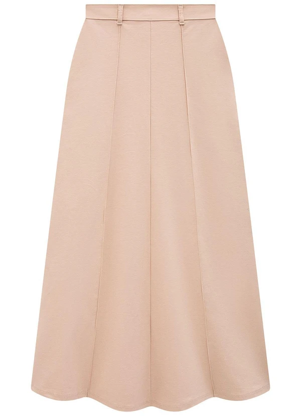 Enfim - Saia Nude Longa Evasê 3