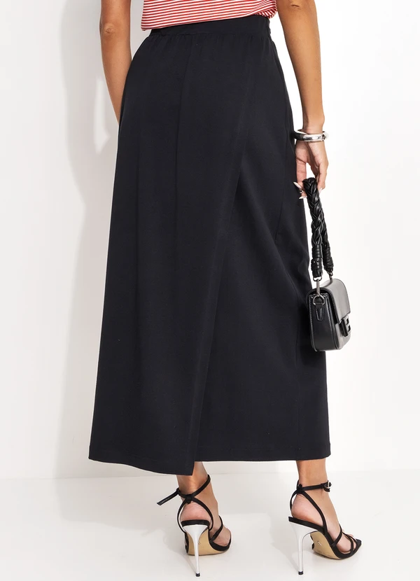 Bimini - Saia Preto em Moletom 2