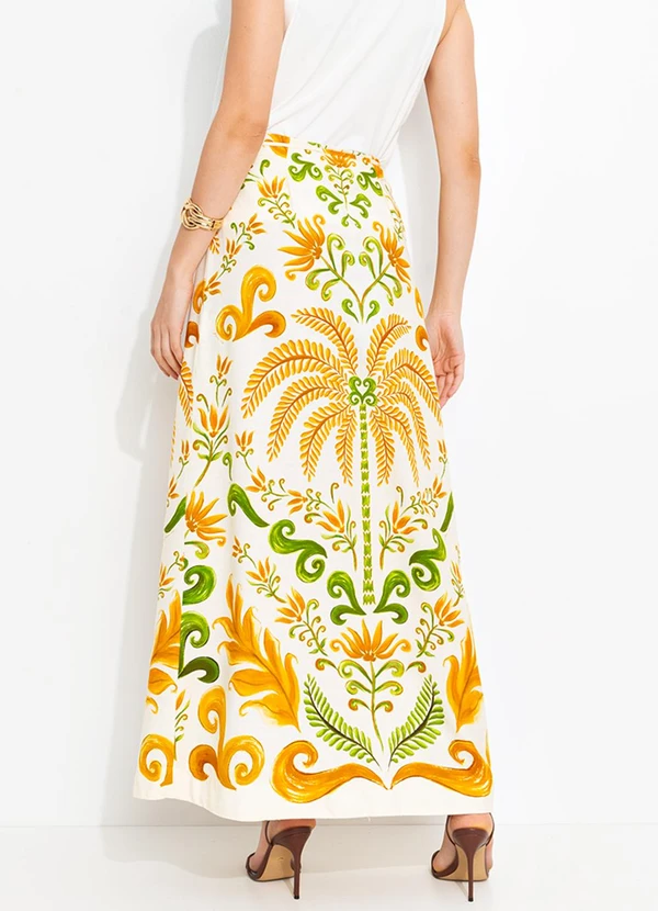 Farm - Saia Transpassada Milani Amarelo 2