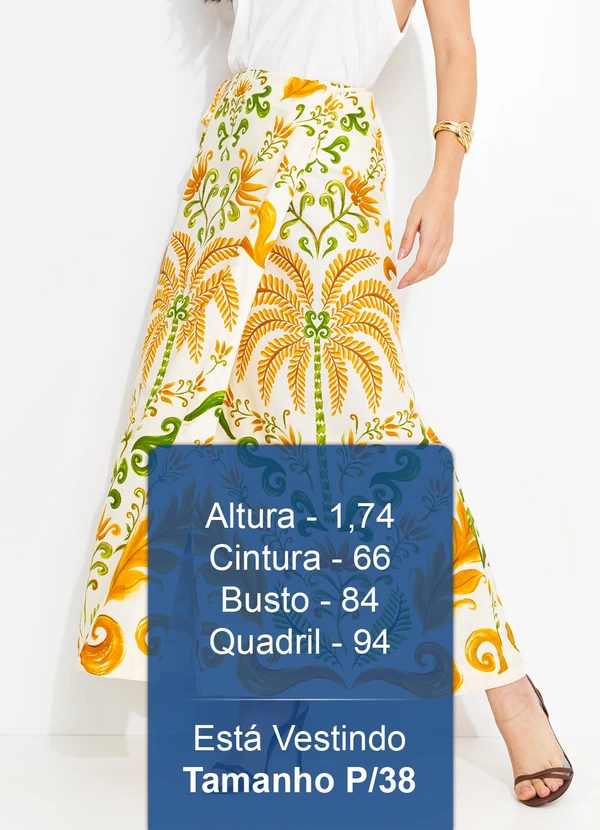 Farm - Saia Transpassada Milani Amarelo 5