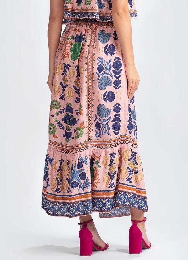 Farm - Saia Viscose Mare Rosa 2