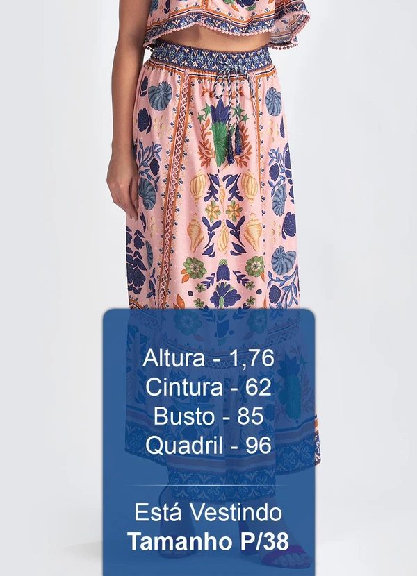 Farm - Saia Viscose Mare Rosa 5