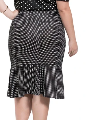 Rosalie - Saia Midi Sino  Poá - ROSALIE