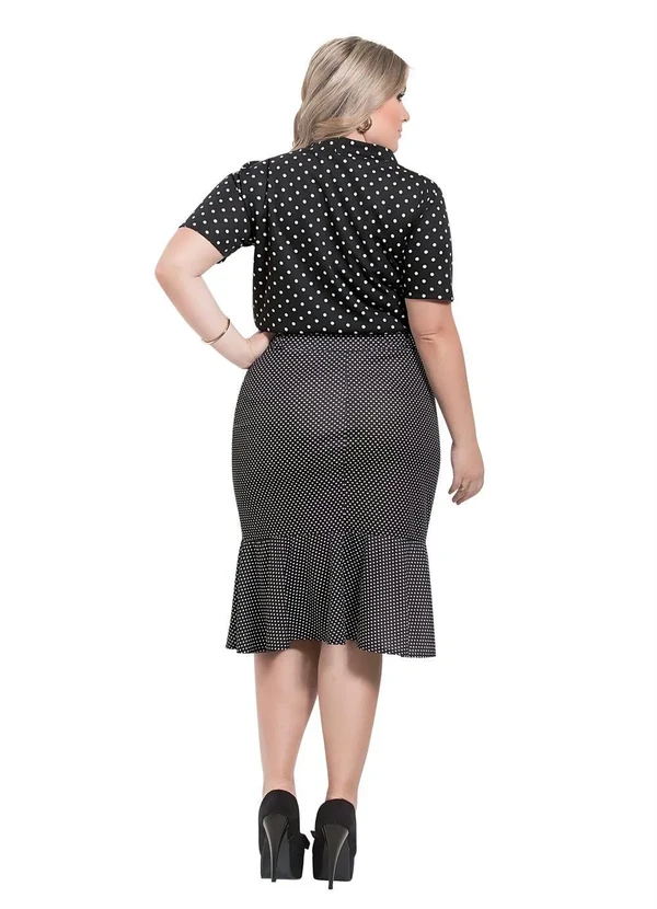 Rosalie - Saia Midi Sino Poá 10