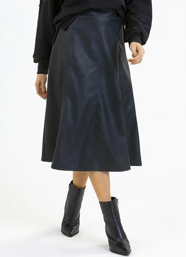 Soft Bonni - Saia Adulto em Courino Preto 3