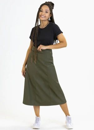 Soft Bonni - Saia Adulto em Courino Verde - SOFT BONNI