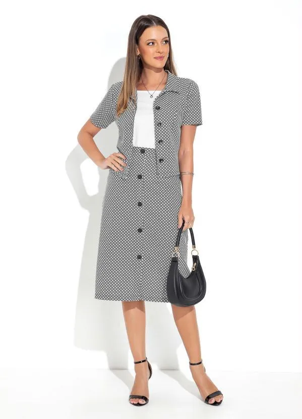 Rosalie - Saia Alfaiataria Xadrez 3