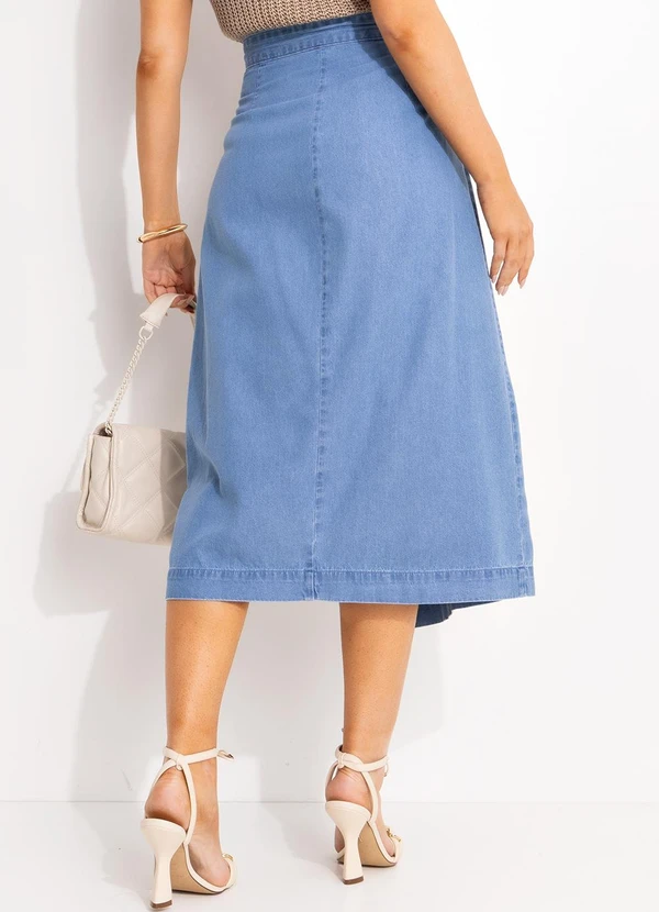 Quintess - Saia Azul em Jeans 2