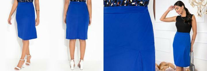 Saia Azul Midi