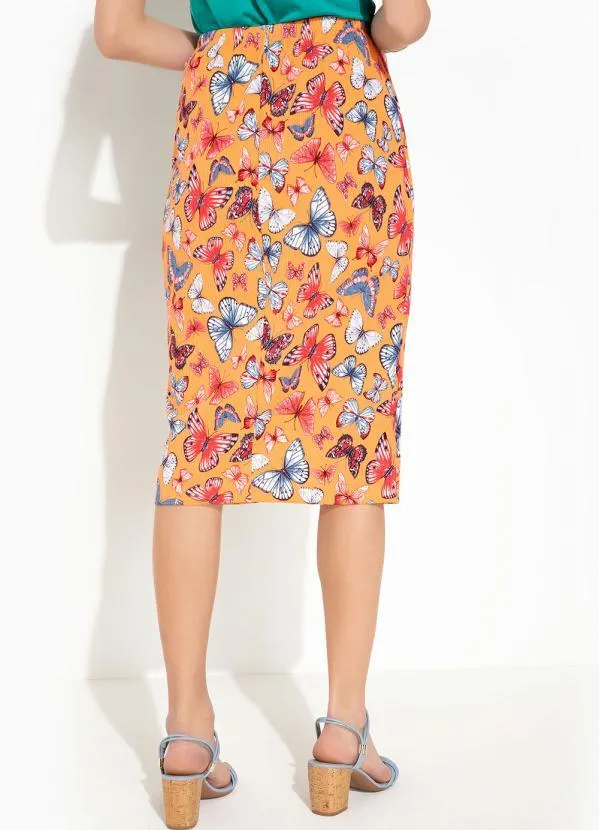 Rosalie - Saia Borboletas Lápis 2