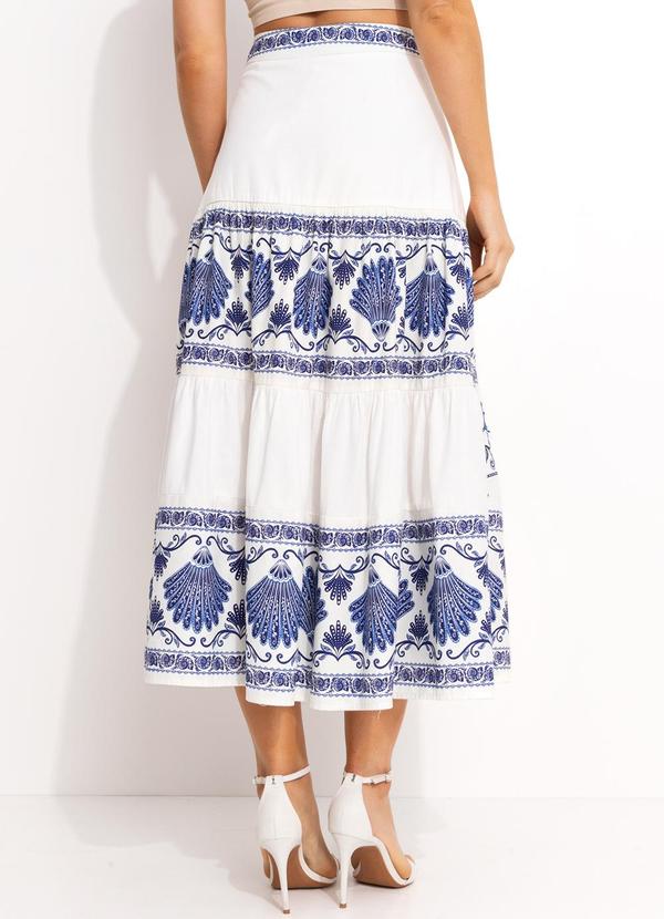 Farm - Saia Bordada Florença Off White 2