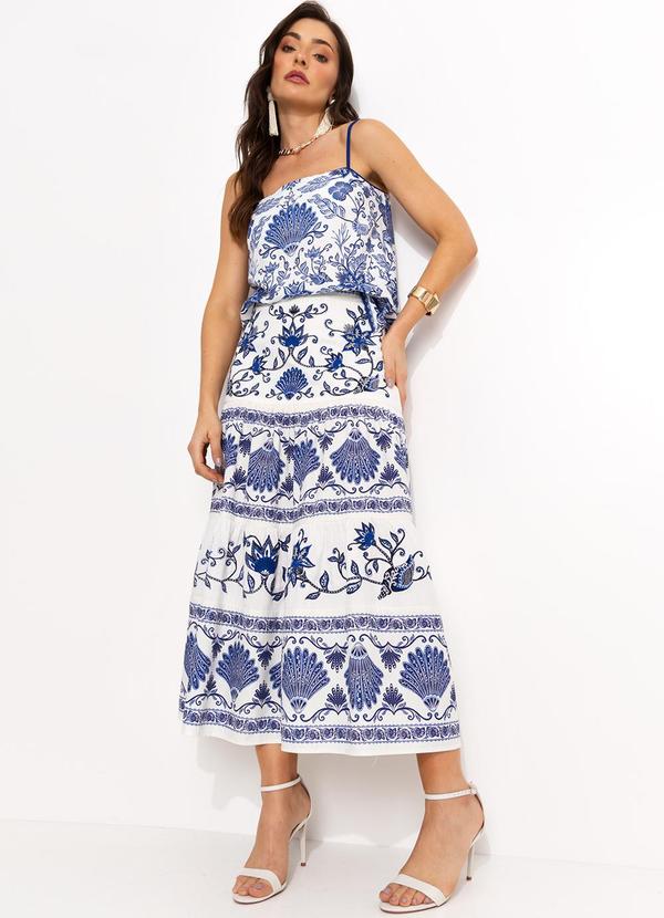 Farm - Saia Bordada Florença Off White 8