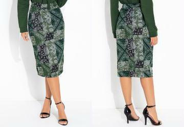 Saia Cahsmere Verde Lpis