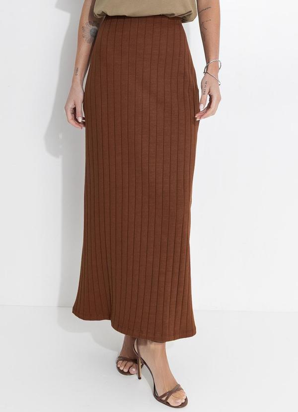Colcci - Saia Canelada Marrom