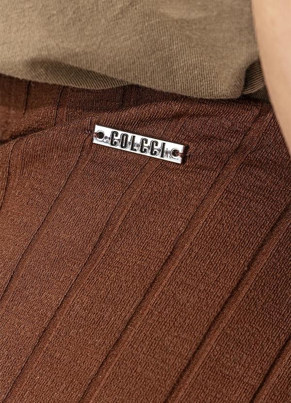 Colcci - Saia Canelada Marrom 9