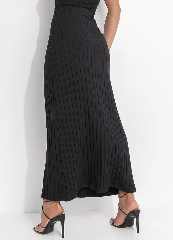 Colcci - Saia Canelada Preto 12