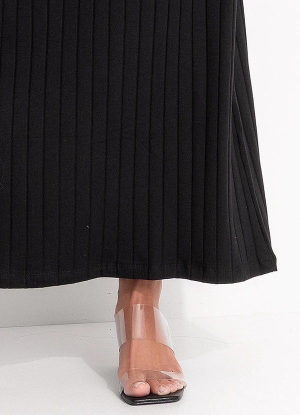 Colcci - Saia Canelada Preto 10