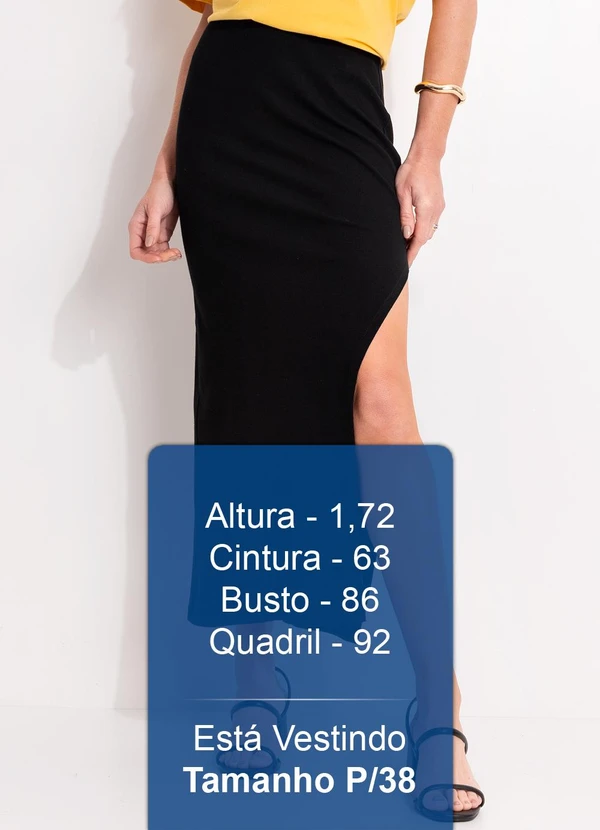 Colcci - Saia Canelada Preto 6