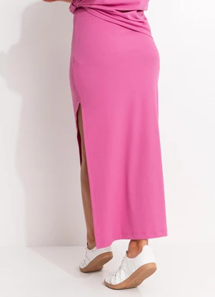 Colcci - Saia Canelada Rosa - COLCCI