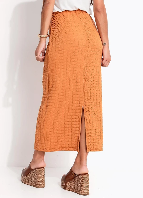 Quintess - Saia Caramelo Texturizada 2