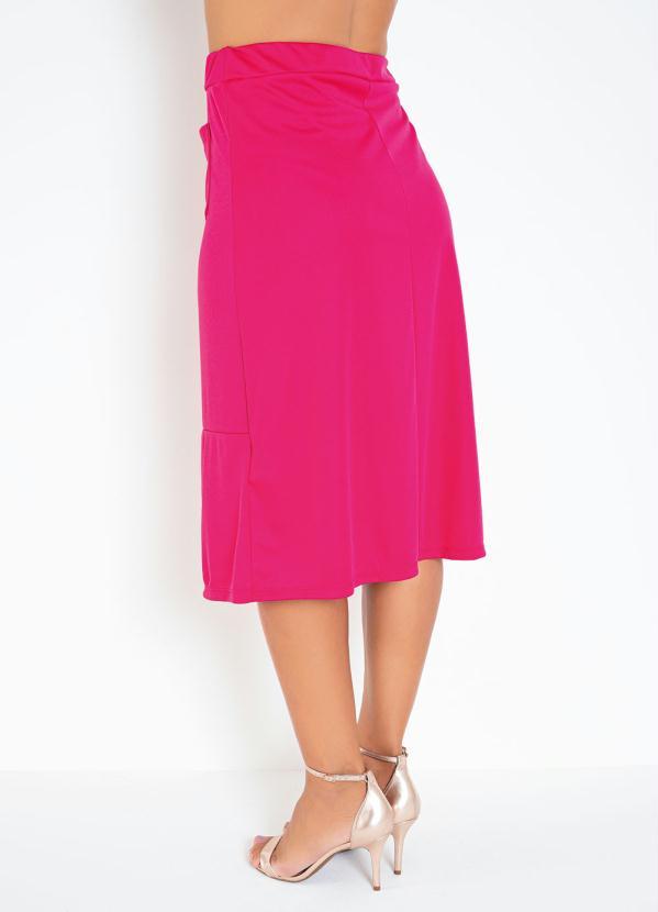 Outlet - Saia Cereja com Bolsos 4