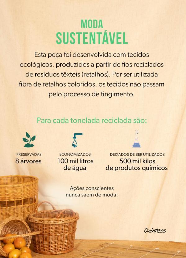 Quintess - Saia com Bolsos e Faixa Bege 2