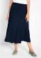bonprix - Saia com Cordão e Babado Verde - variação: Azul Marinho