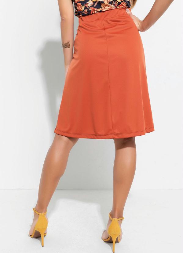 Outlet - Saia com Reortes Ferrugem 2