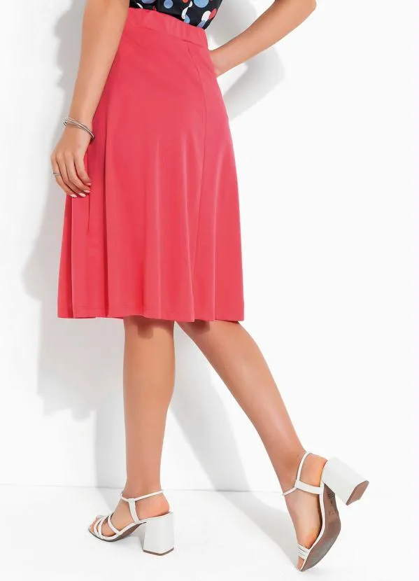 Rosalie - Saia Coral com Faixa 2