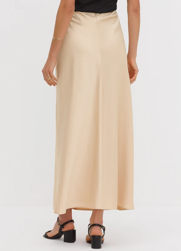 Principessa - Saia de Alfaiataria Longa Bege Meire 2