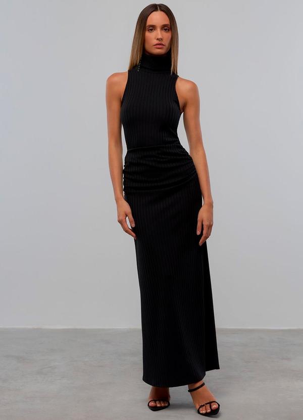 Carlota Costa - Saia de Malha Preto 3