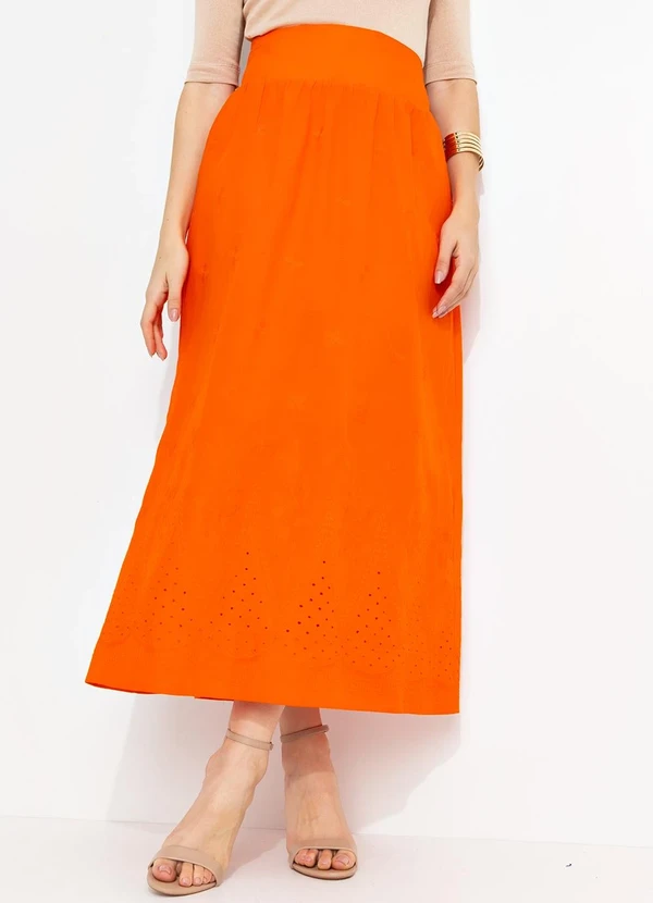 You Premium - Saia em Algodão Laranja