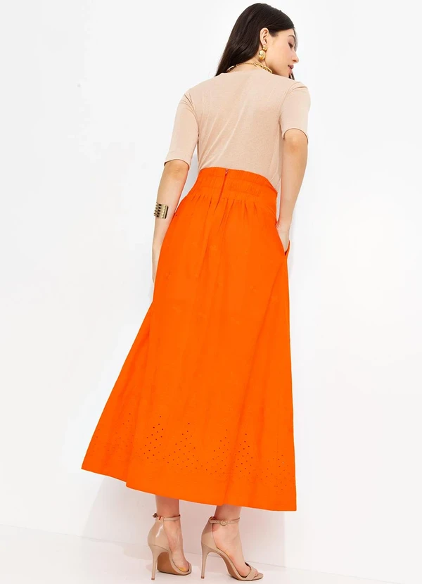 You Premium - Saia em Algodão Laranja 4